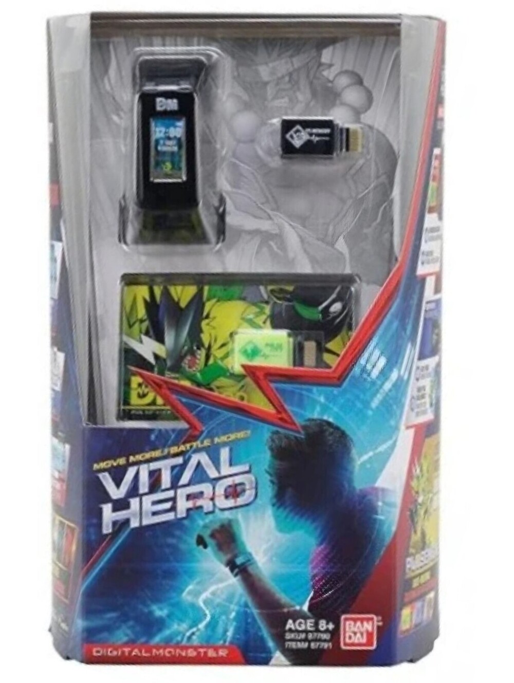 Bandai Namco Digimon Vital Hero Interactive Fitness Tracker Digital Watch NEW